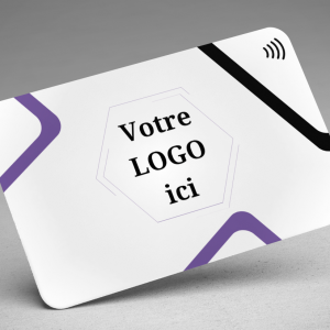 Visicard - PVC - BLANC